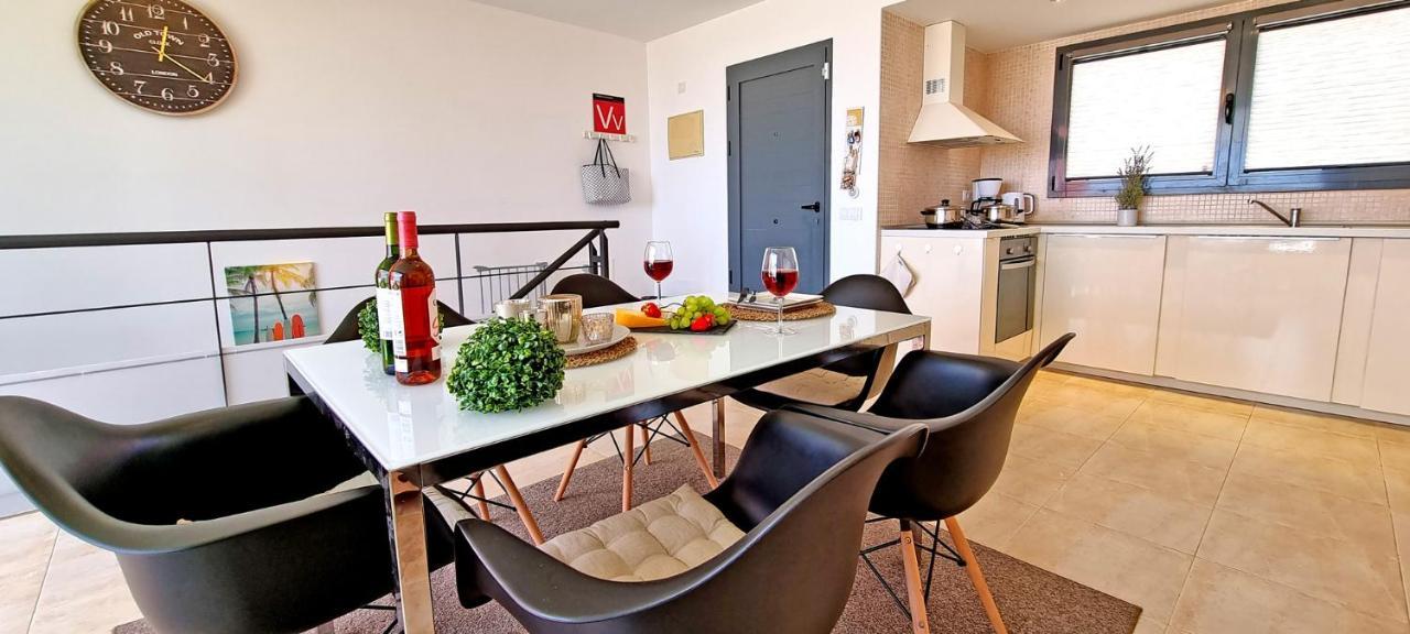 Ferienhaus Casa Caleta - Caleta Fuste - Meerblick - Pool - Glasfaserinternet Калета де Фусте Екстериор снимка