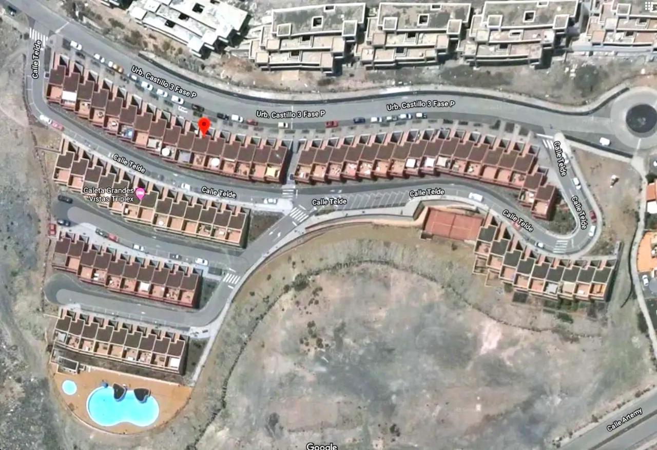 Ferienhaus Casa Caleta - Caleta Fuste - Meerblick - Pool - Glasfaserinternet Калета де Фусте Екстериор снимка