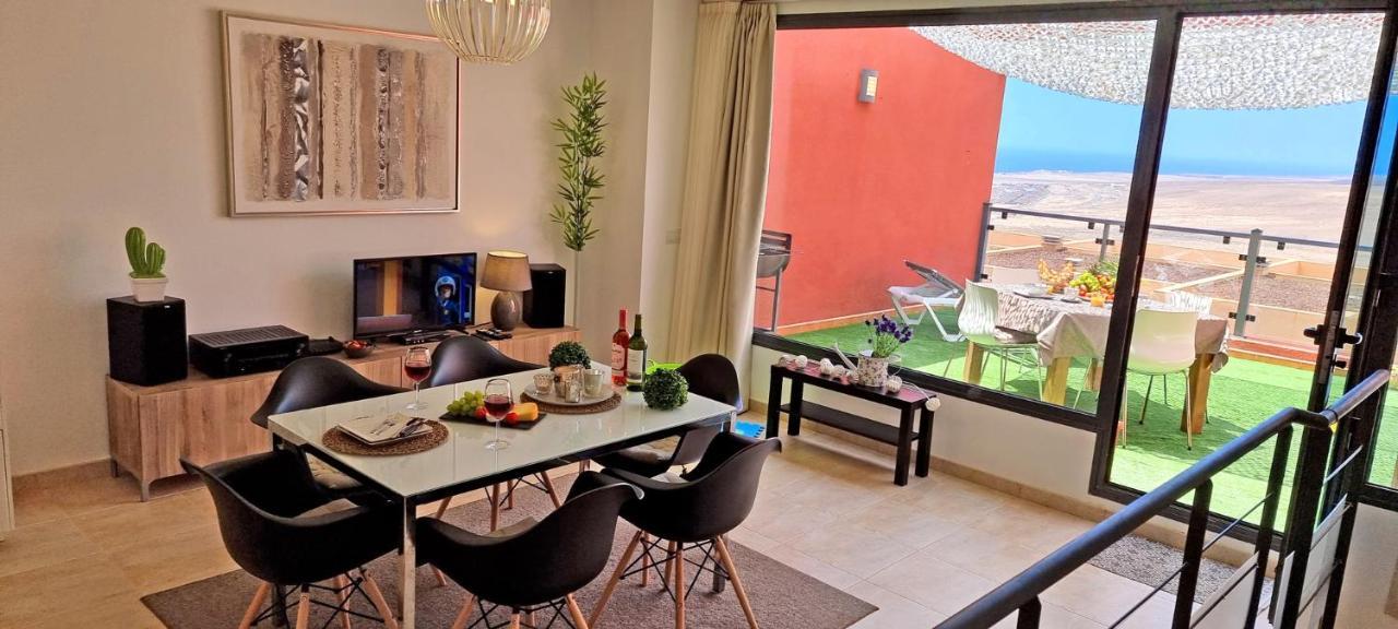 Ferienhaus Casa Caleta - Caleta Fuste - Meerblick - Pool - Glasfaserinternet Калета де Фусте Екстериор снимка